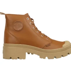 Bottines*Palladium Pallabase Leather Dear Brown