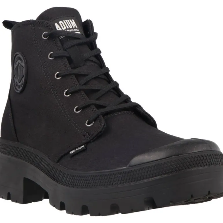 Bottines*Palladium Pallabase Twill Black
