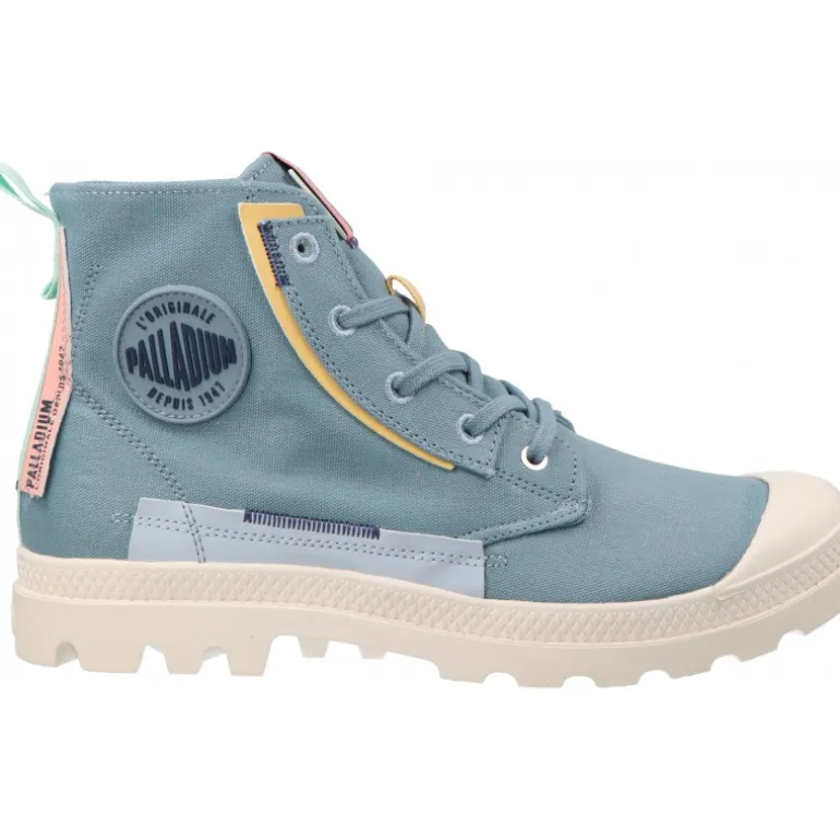 Bottines*Palladium Pampa Underlayer Bleu