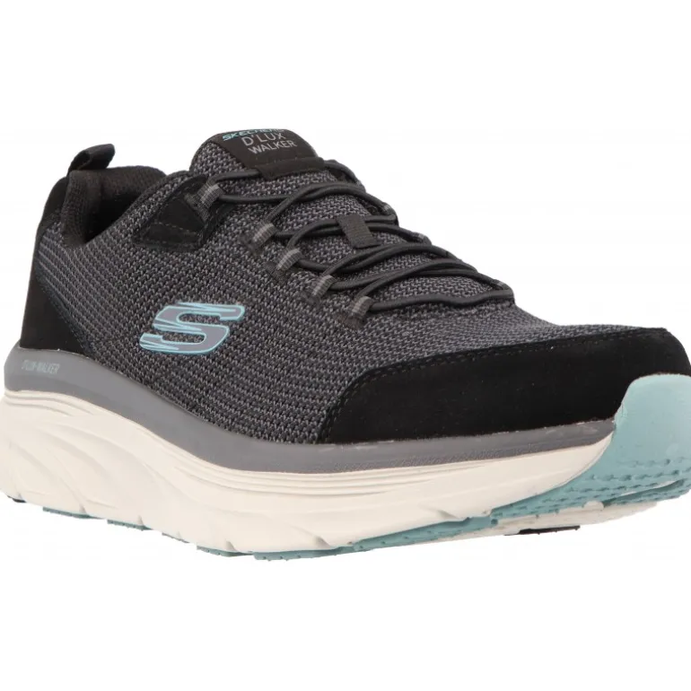 Baskets*Skechers Relaxed Fit D'Lux Walker Bersaga BLK