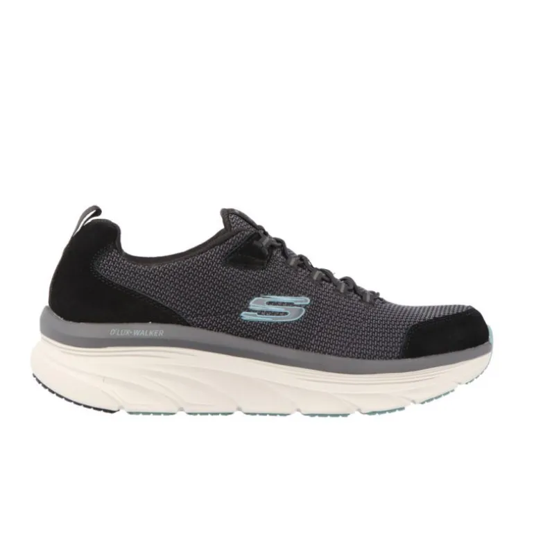 Baskets*Skechers Relaxed Fit D'Lux Walker Bersaga BLK