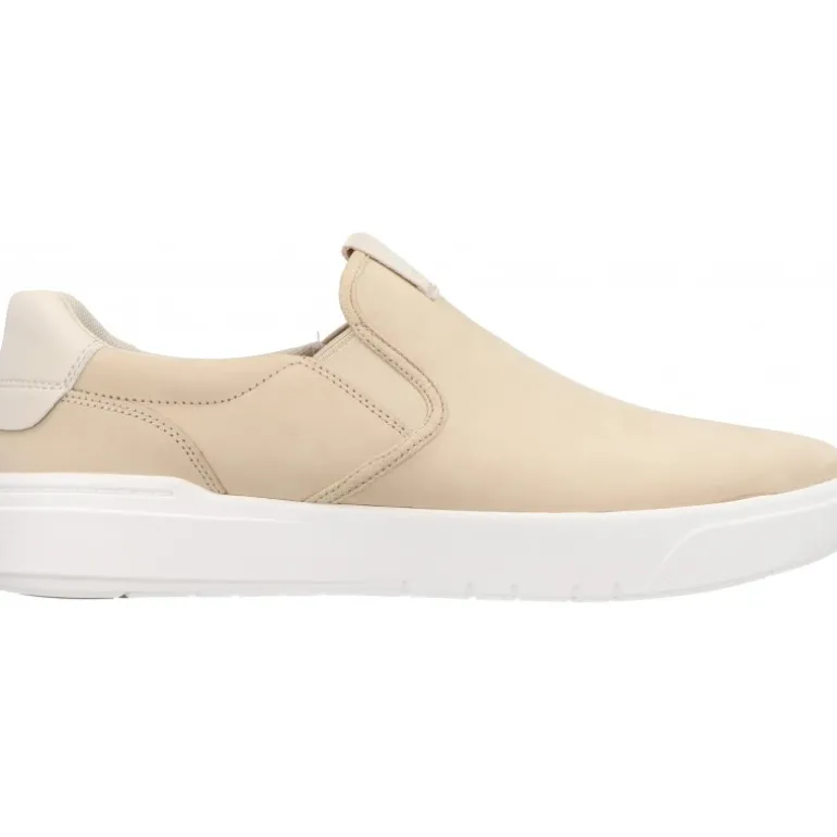 Mocassins*Timberland Seneca Bay Slip On Light Beige Nubuck