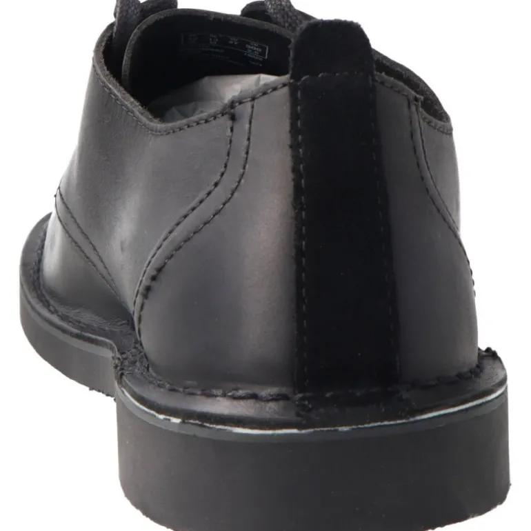 Classique*Clarks Shepton Low Black Leather