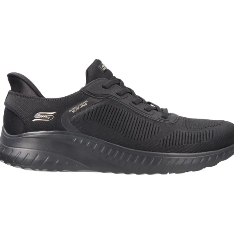Baskets*Skechers Slip Ins BOBS Squad Chaos Black