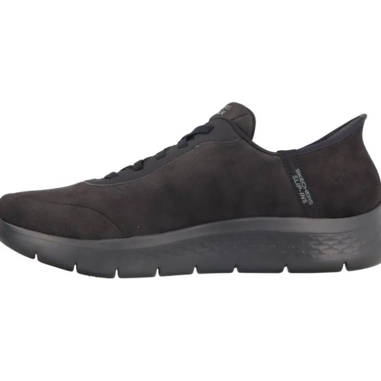 Baskets*Skechers Slip Ins Go Walk Flex Smooth Motion Black