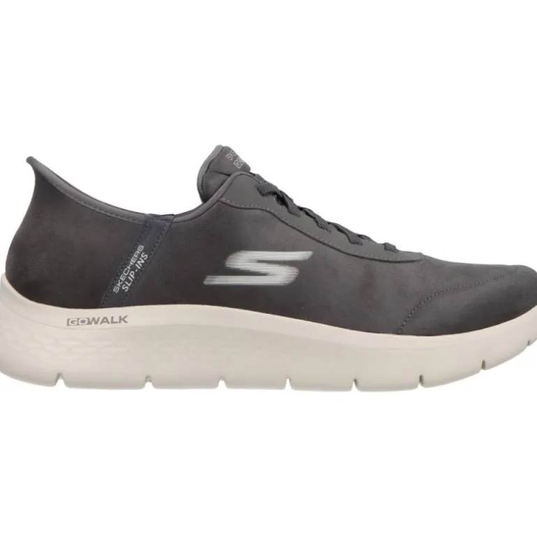 Baskets*Skechers Slip Ins Go Walk Flex Smooth Motion Grey