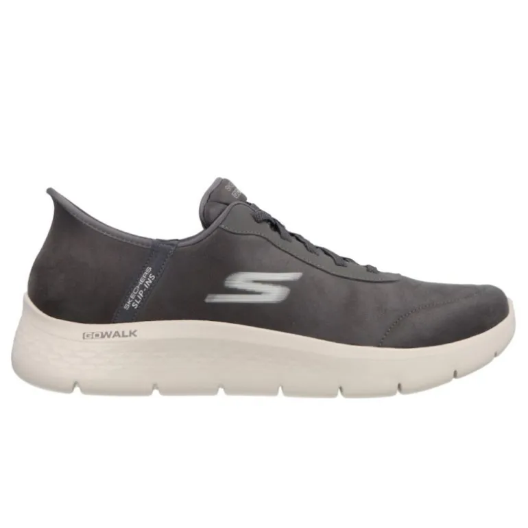 Baskets*Skechers Slip Ins Go Walk Flex Smooth Motion Grey
