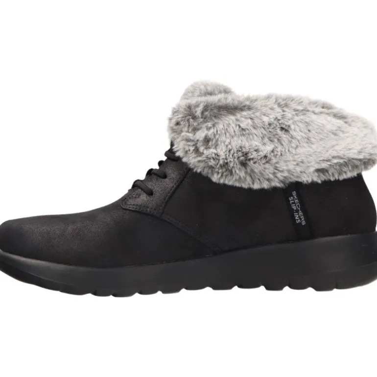Bottines*Skechers Slip Ins On the Go Joy Cozy Charm Blk