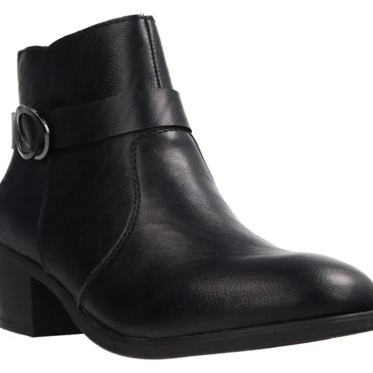 Bottines*Rieker Street Black