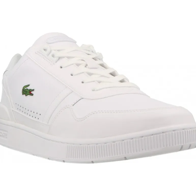 Sneakers*Lacoste T Clip Suede Blanc 23
