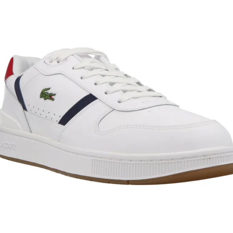 Sneakers*Lacoste T Clip White Navy Red