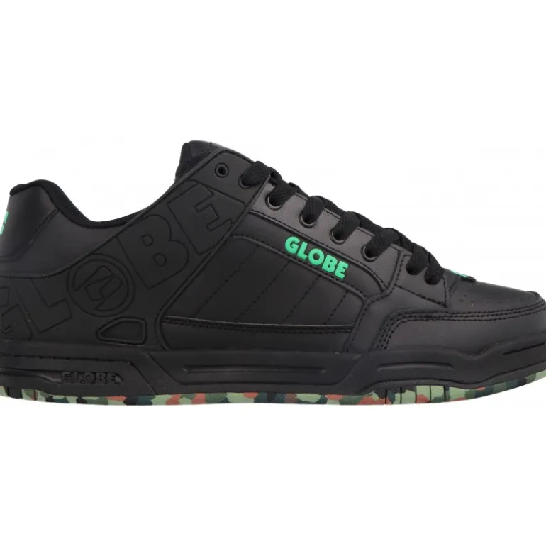 Sneakers*Globe Tilt Black Green Mosaic