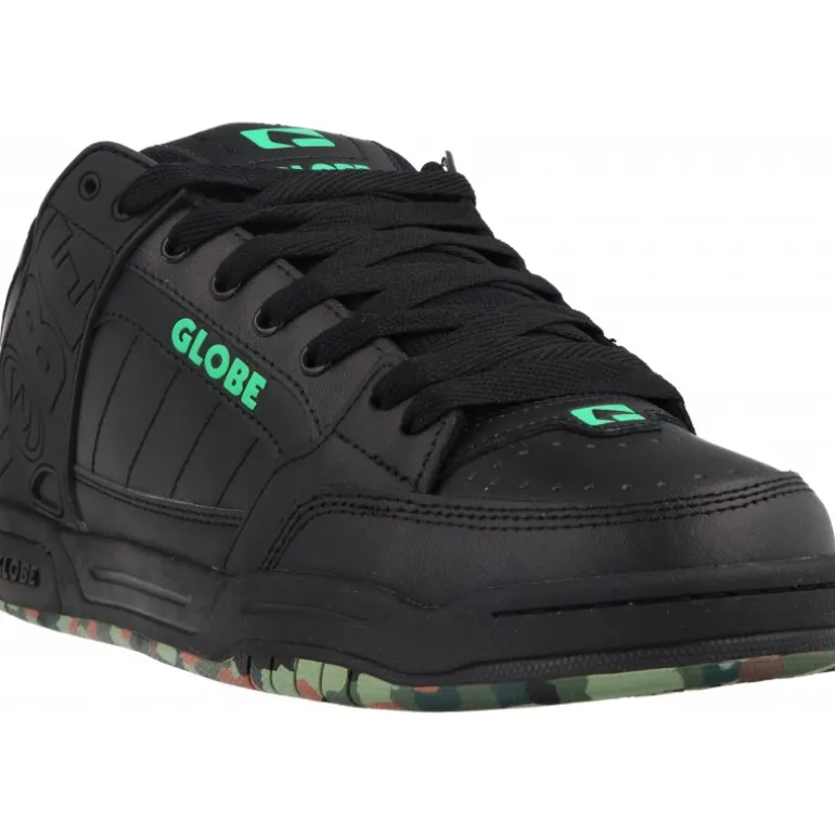Sneakers*Globe Tilt Black Green Mosaic