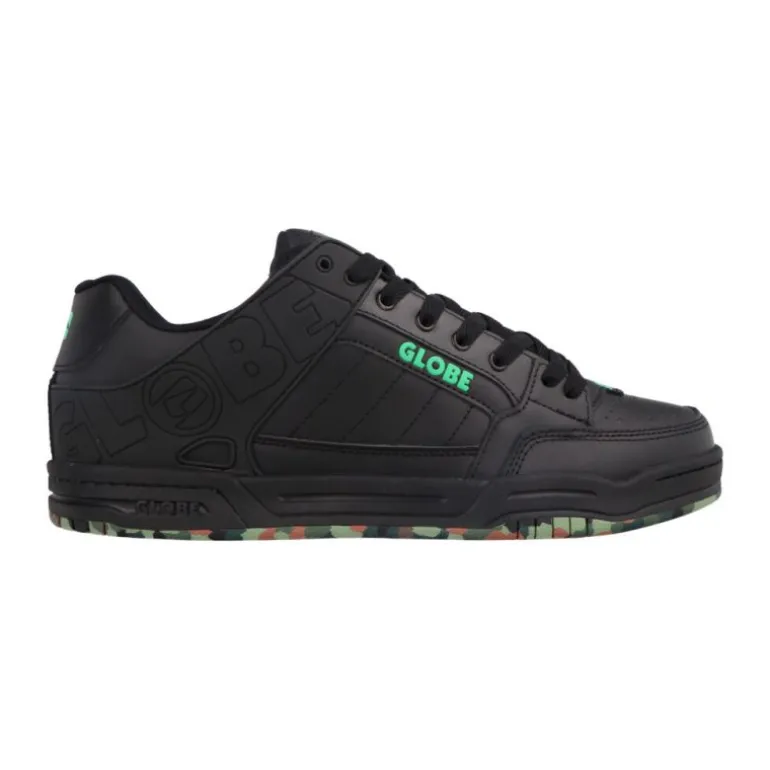 Sneakers*Globe Tilt Black Green Mosaic