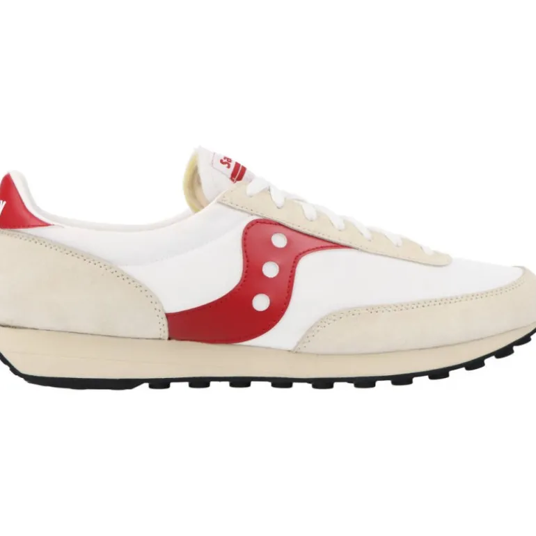 Sneakers|Casual*Saucony Trainer 80 Blanc/Rouge