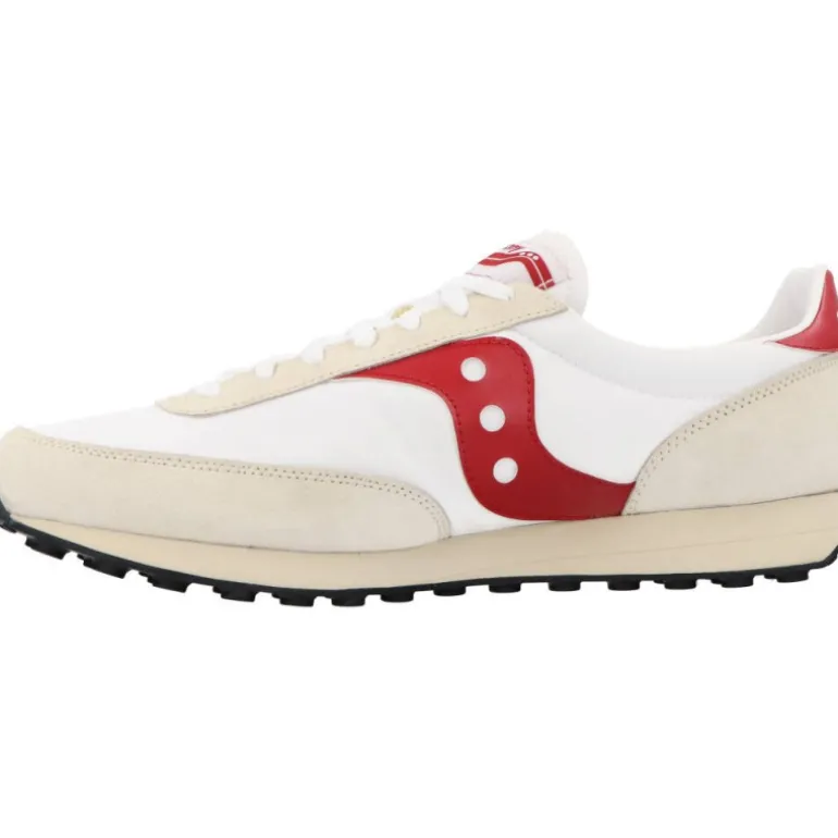 Sneakers|Casual*Saucony Trainer 80 Blanc/Rouge