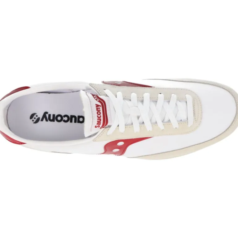 Sneakers|Casual*Saucony Trainer 80 Blanc/Rouge