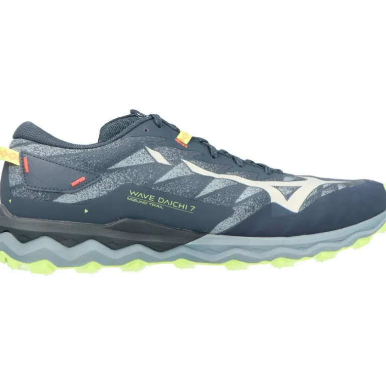 Montagne|Running*Mizuno Wave Daichi 7 Orion Blue/Misty Blue/Neo Lime