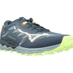 Montagne|Running*Mizuno Wave Daichi 7 Orion Blue/Misty Blue/Neo Lime