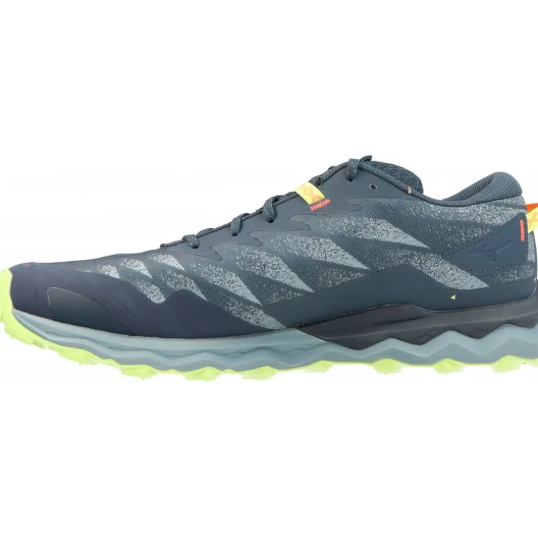 Montagne|Running*Mizuno Wave Daichi 7 Orion Blue/Misty Blue/Neo Lime