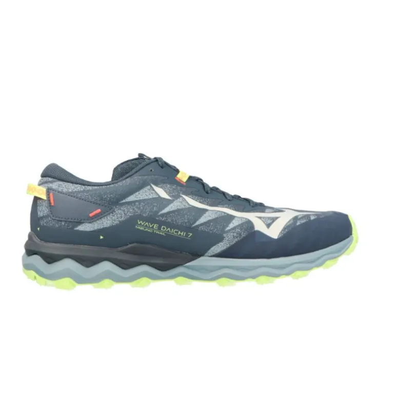 Montagne|Running*Mizuno Wave Daichi 7 Orion Blue/Misty Blue/Neo Lime