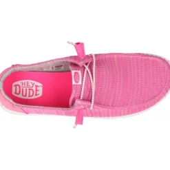 Mocassins*HeyDude Wendy Sport Mesh Bright Pink