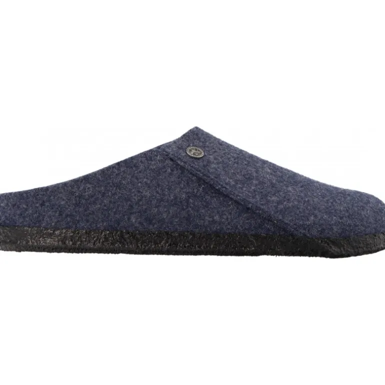Chaussons*Birkenstock Zermatt Dark Blue Felt