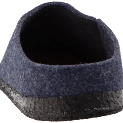 Chaussons*Birkenstock Zermatt Dark Blue Felt