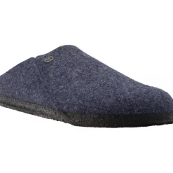 Chaussons*Birkenstock Zermatt Dark Blue Felt